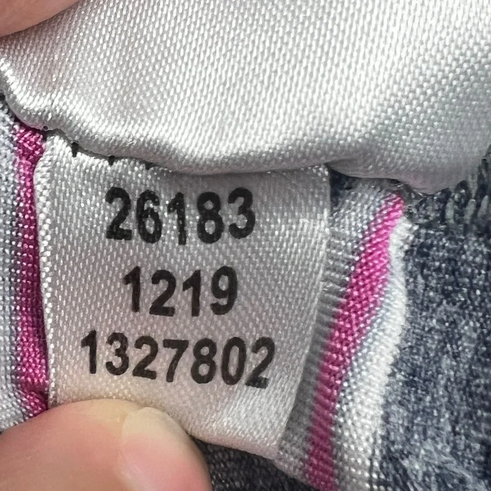 Footjoy FJ Polo Shirt Men's XL Grey Pink Golf Striped Athletic‎ Preppy Stretch